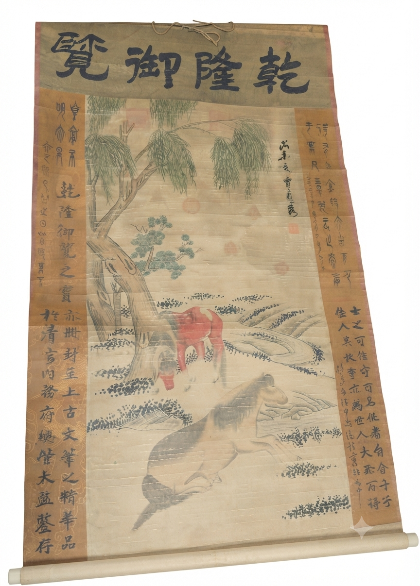 乾隆御覽' (건륭어람)