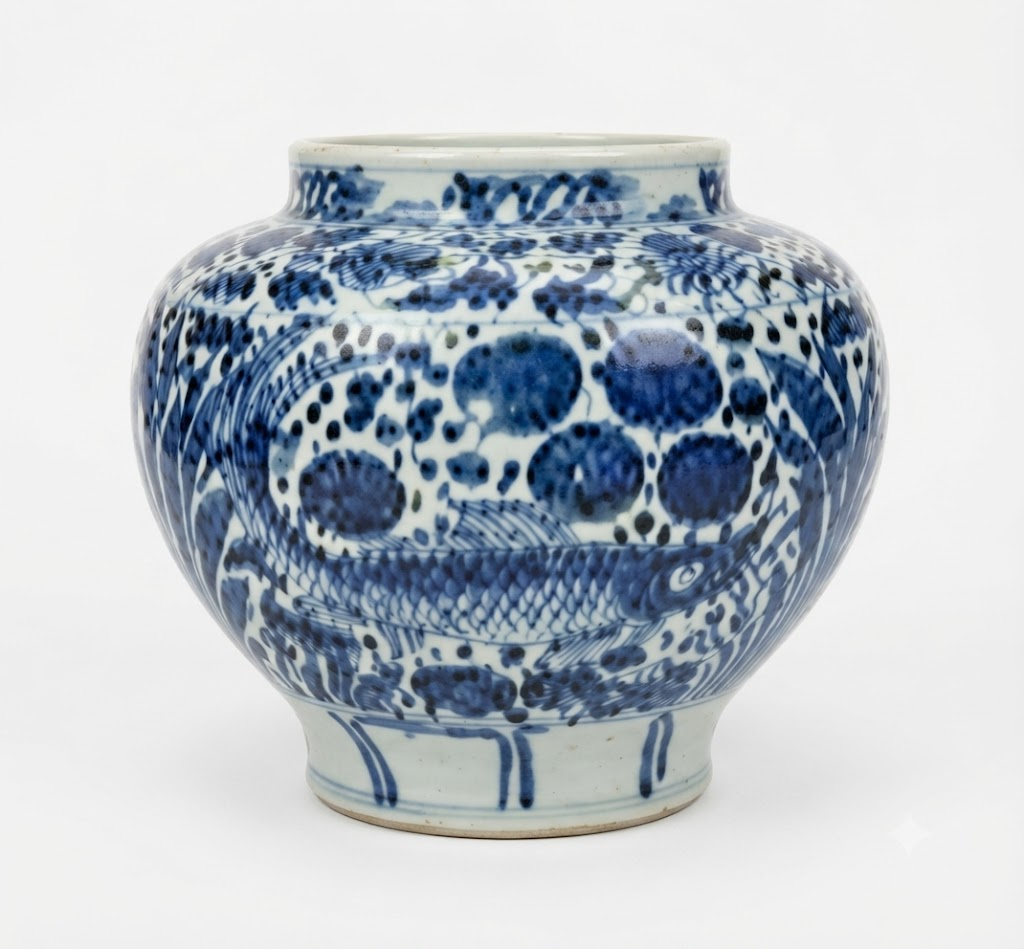 元靑花 大壺 1