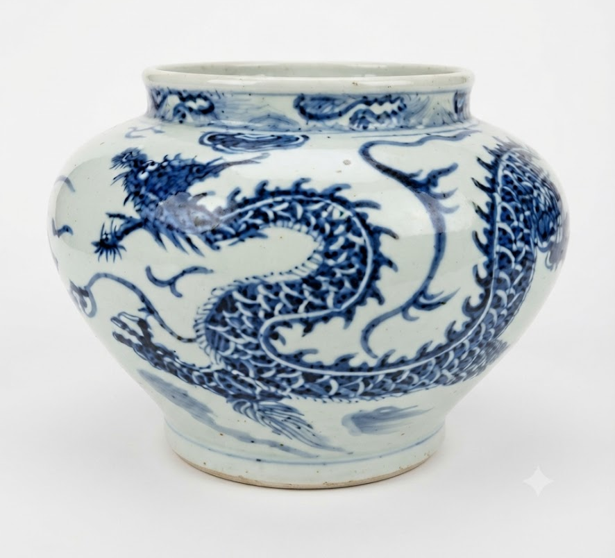 元靑花 大壺 2