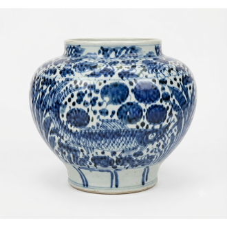元靑花 大壺 1