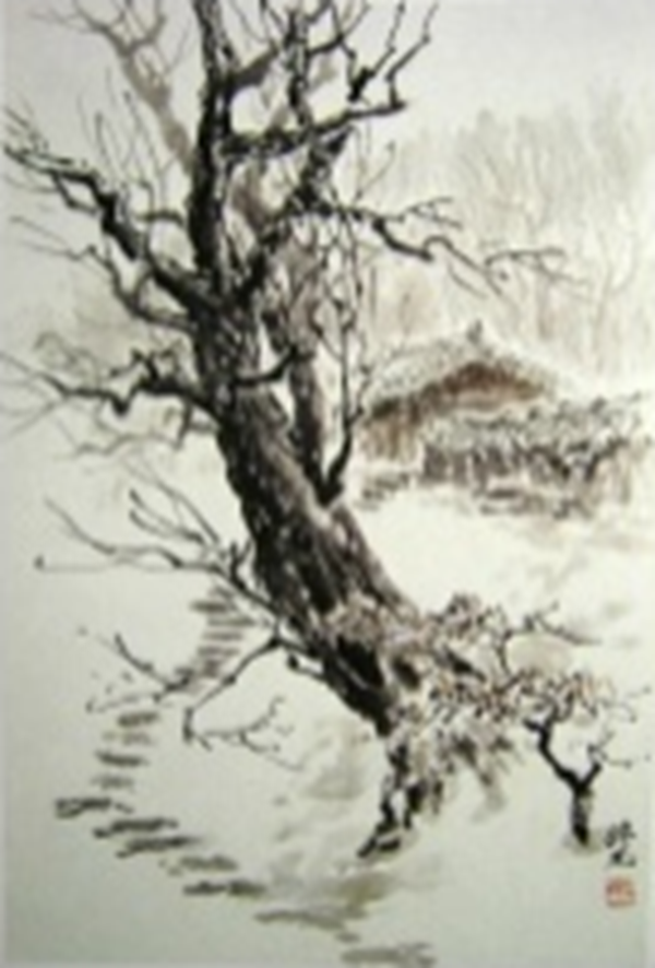 산사의 겨울