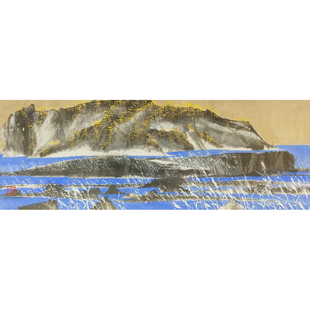 청호산수(靑湖山水, Blue Lake landscape)