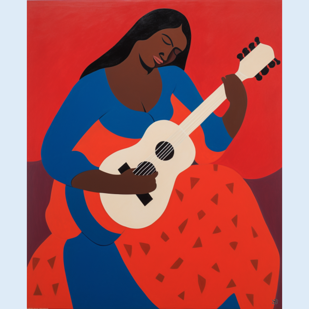 woman with guitar #6