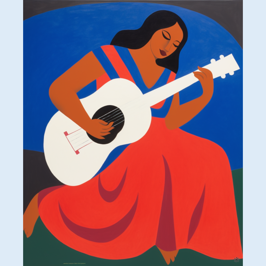 woman with guitar #5