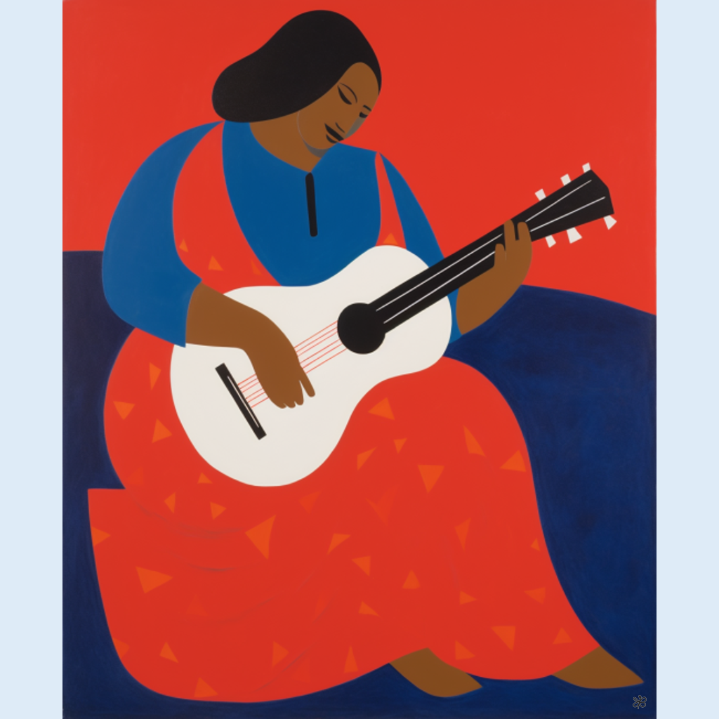 woman with guitar #11