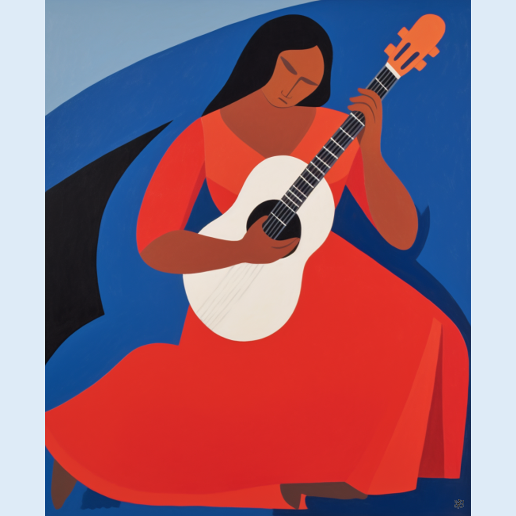 woman with guitar #14