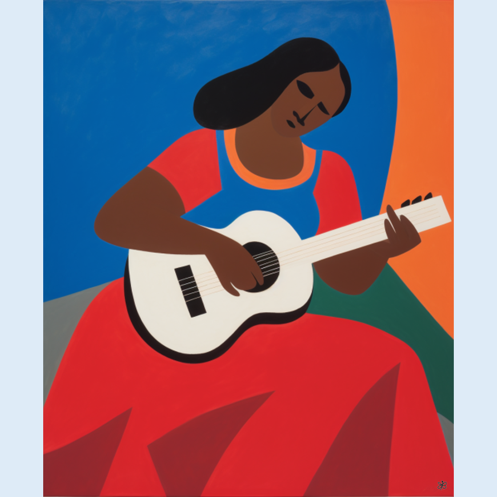 woman with guitar #9