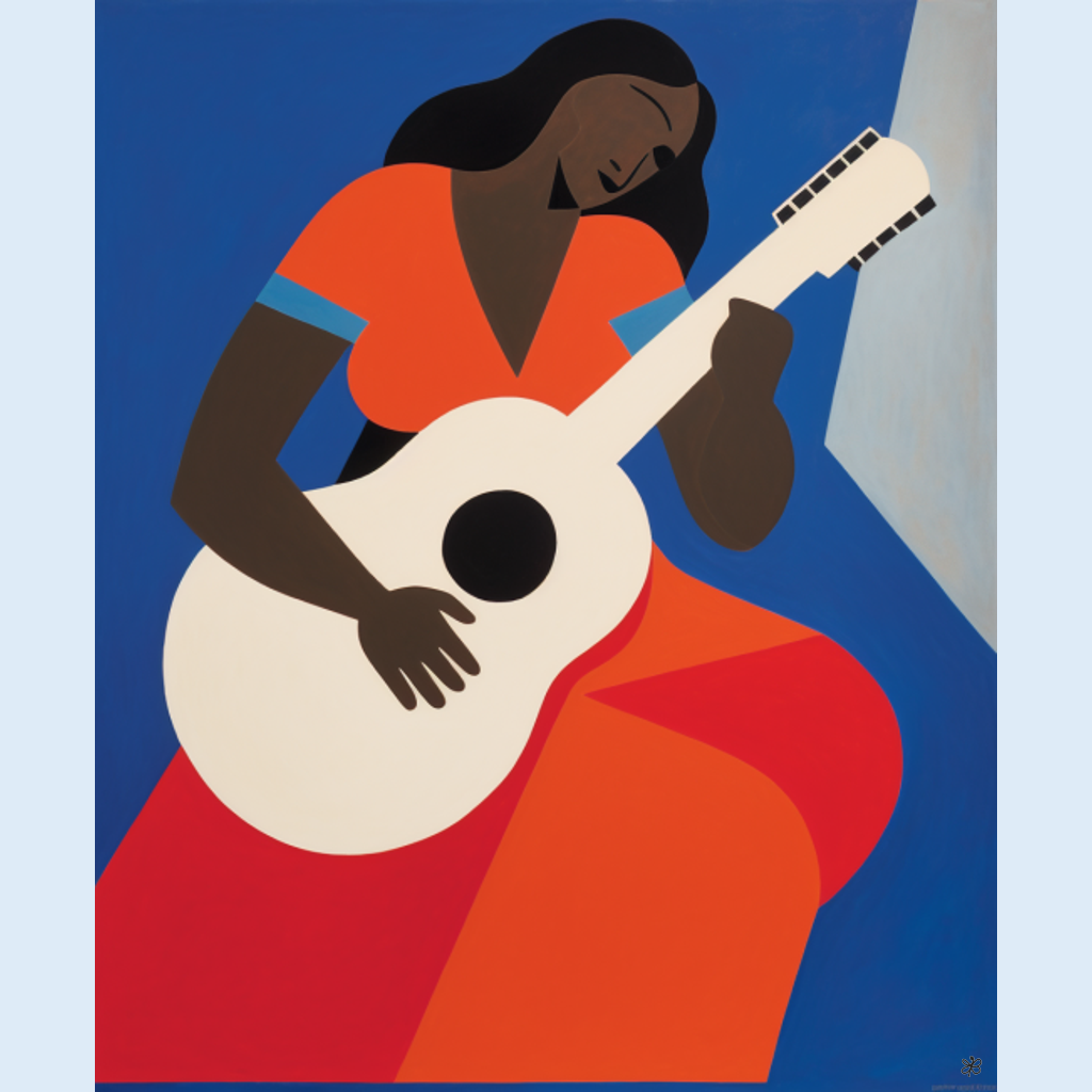 woman with guitar #8