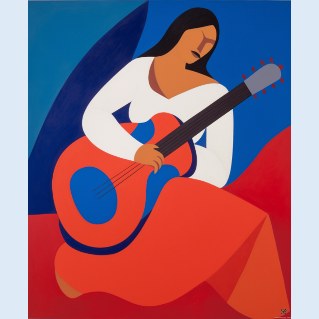 woman with guitar #2