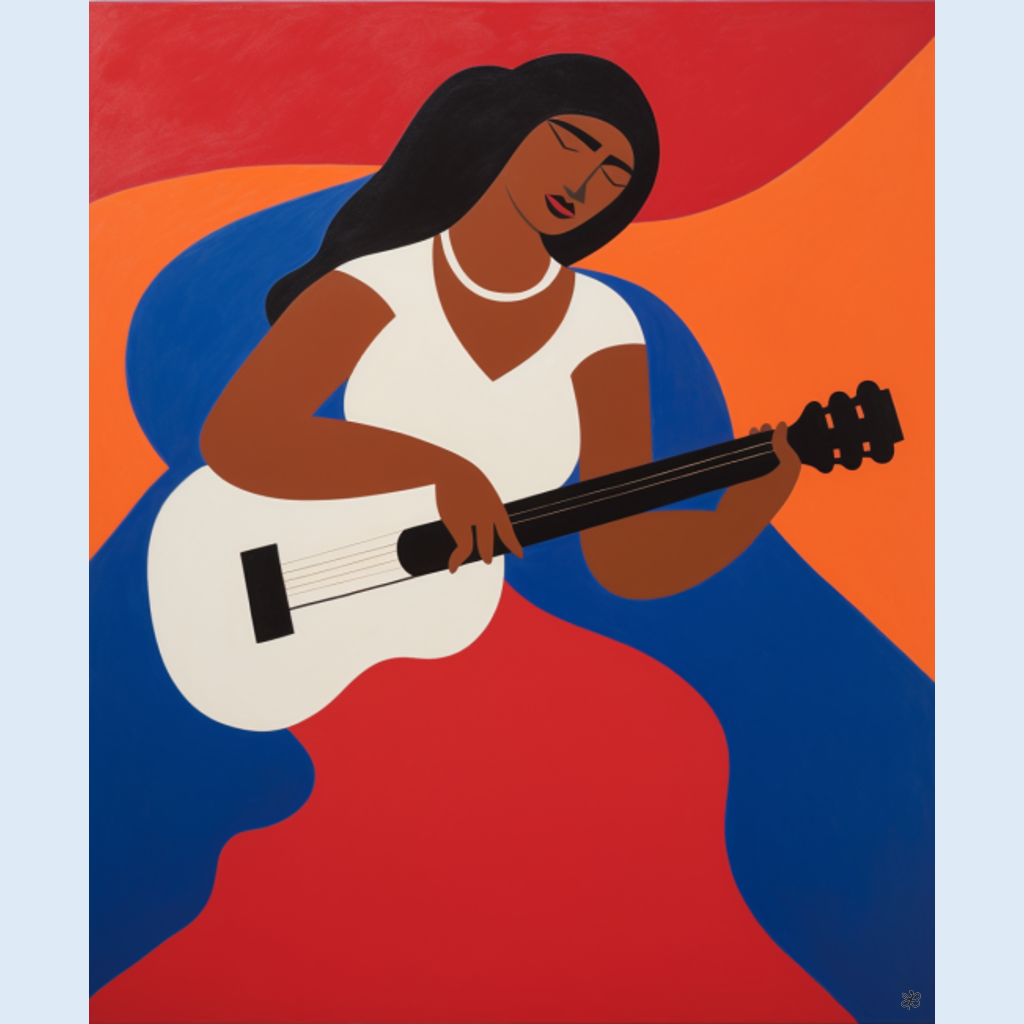 woman with guitar #12