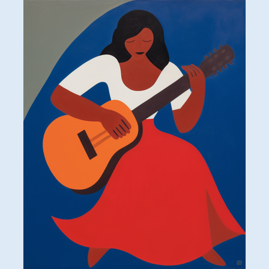 woman with guitar #13