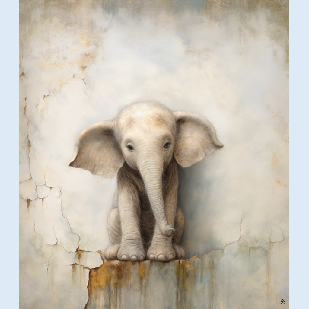 elephant on wall #6