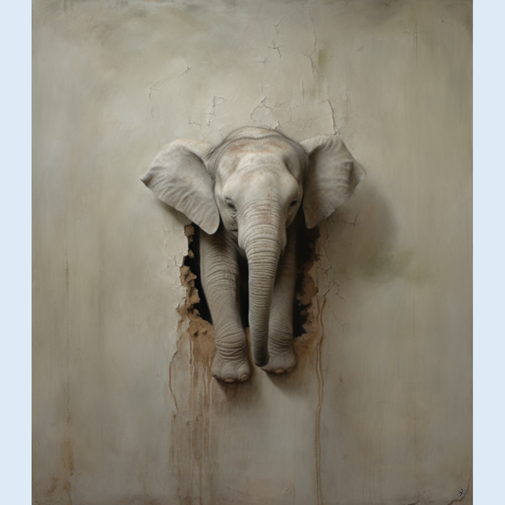 elephant on wall #2