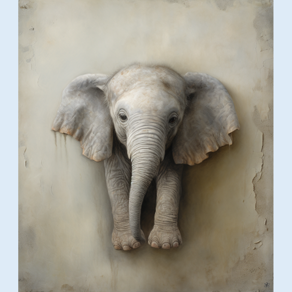 elephant on wall #11