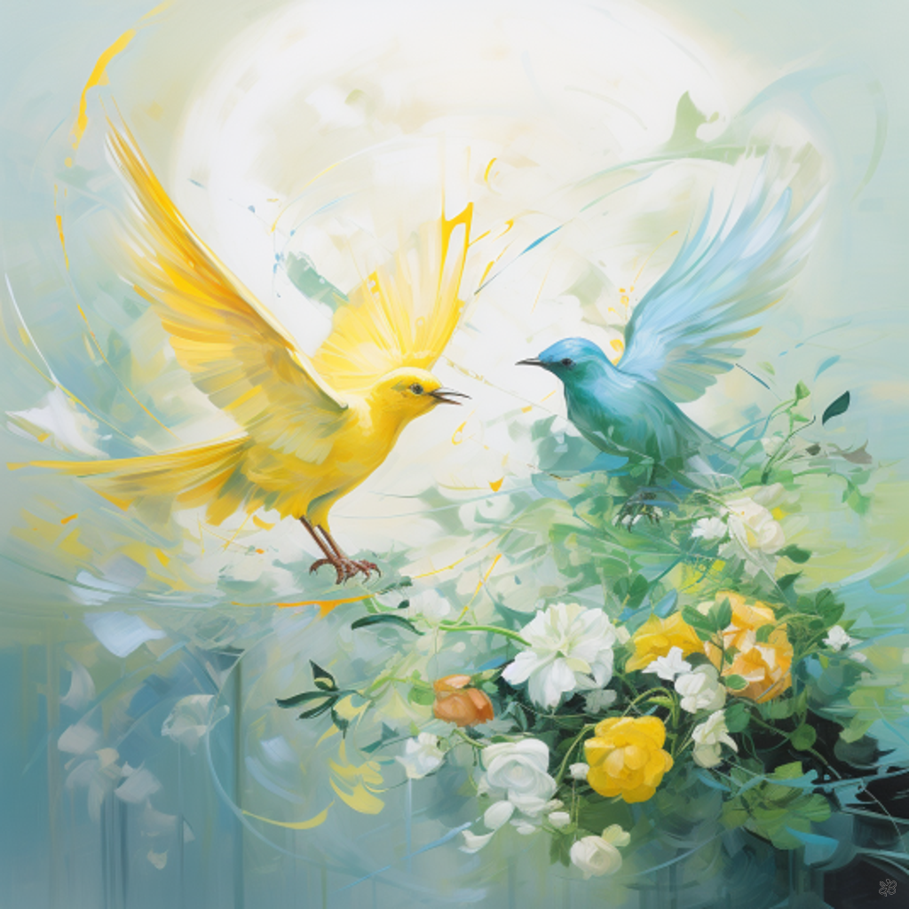 birds and flowers #3