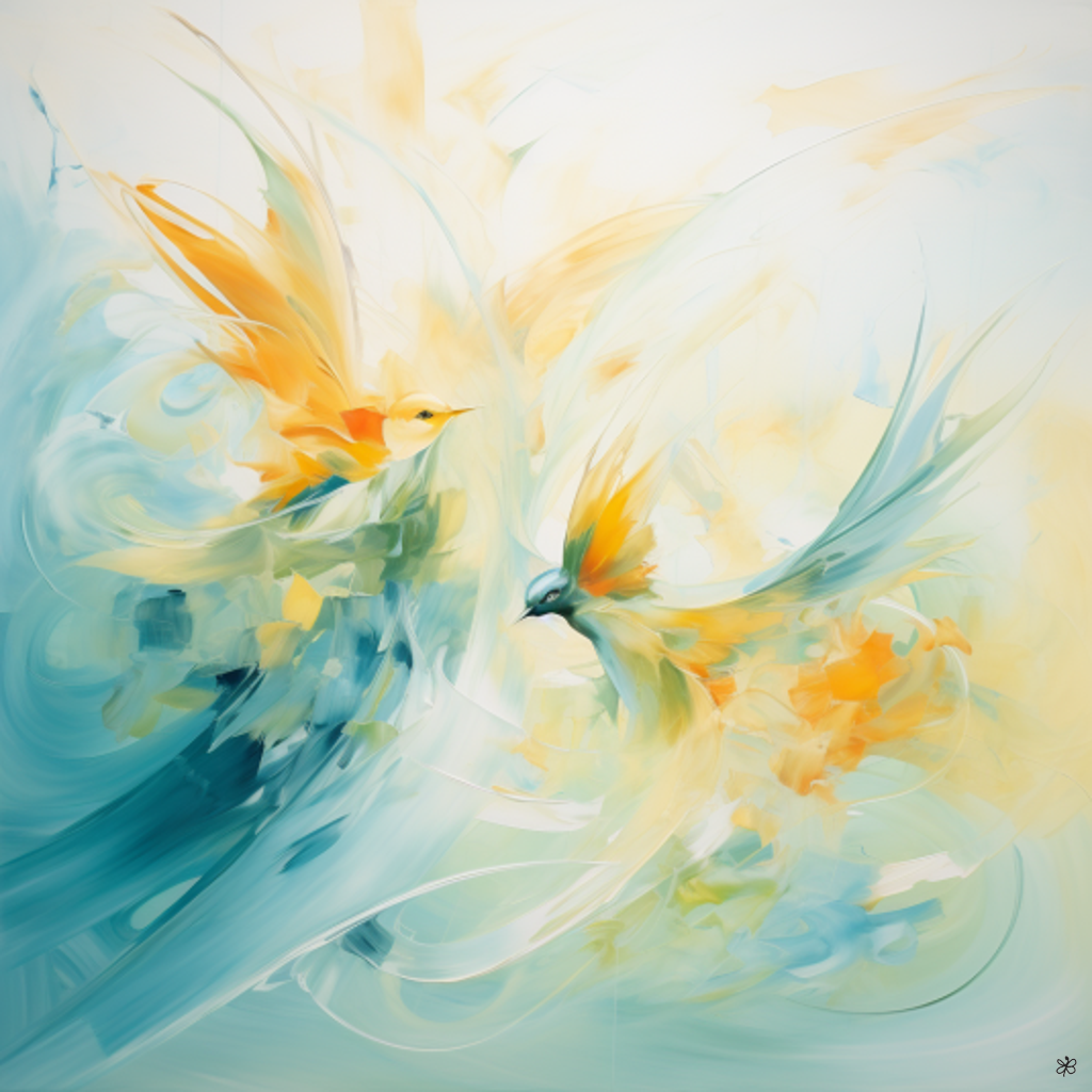 birds and flowers #12