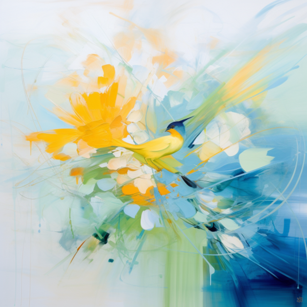 birds and flowers #19
