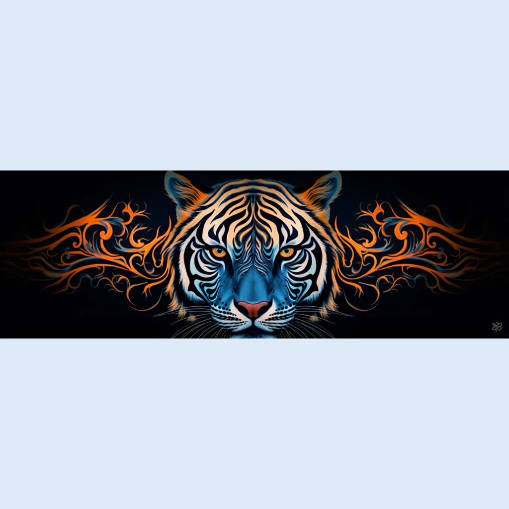 black and blue tiger #15