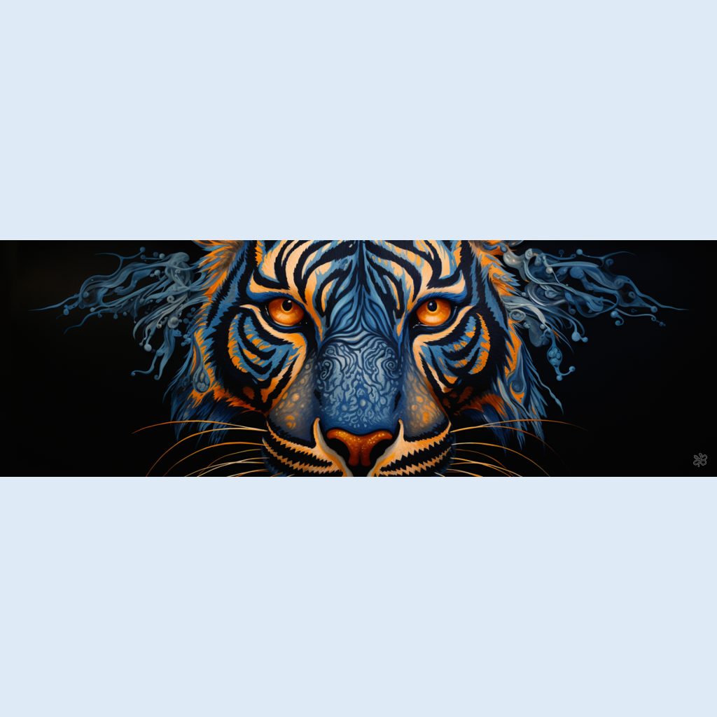 black and blue tiger #6