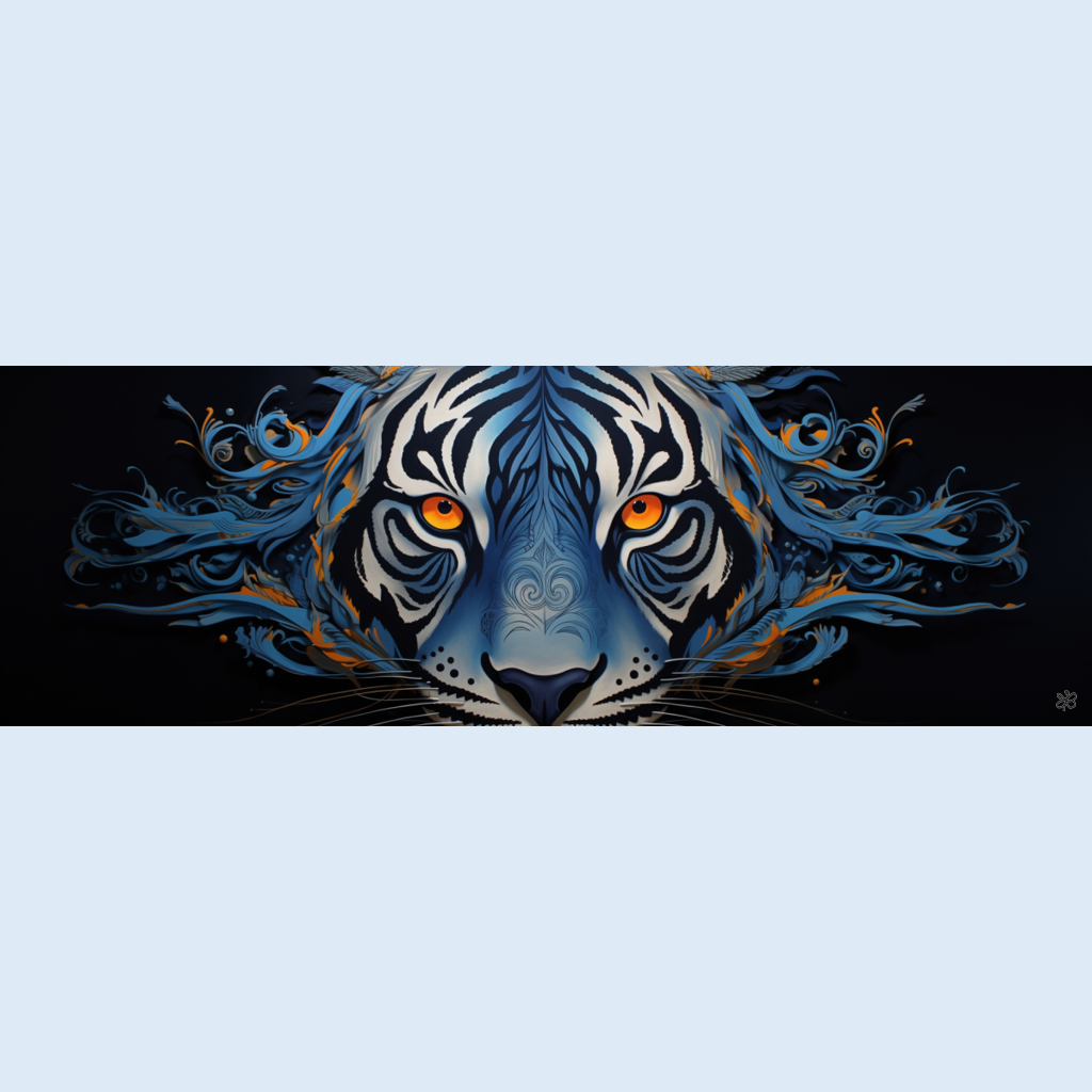 black and blue tiger #8