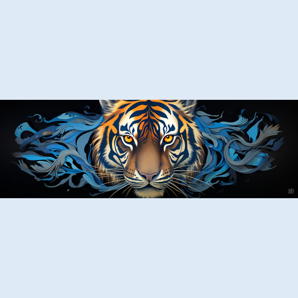 black and blue tiger #9