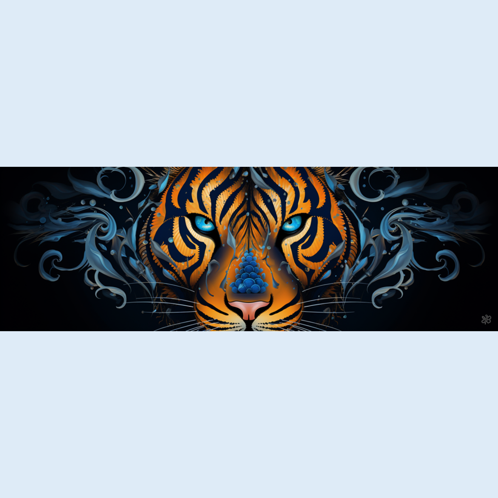 black and blue tiger #14