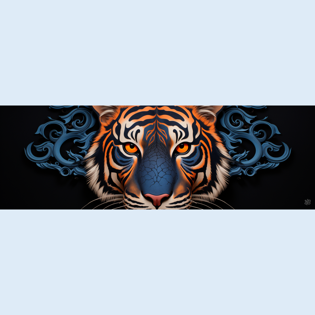 black and blue tiger #7