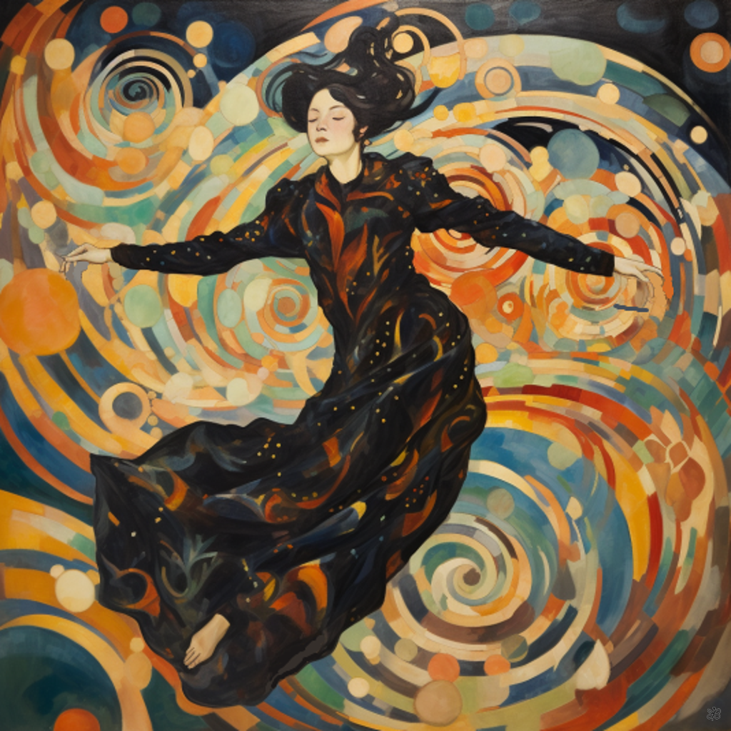 woman floating #3
