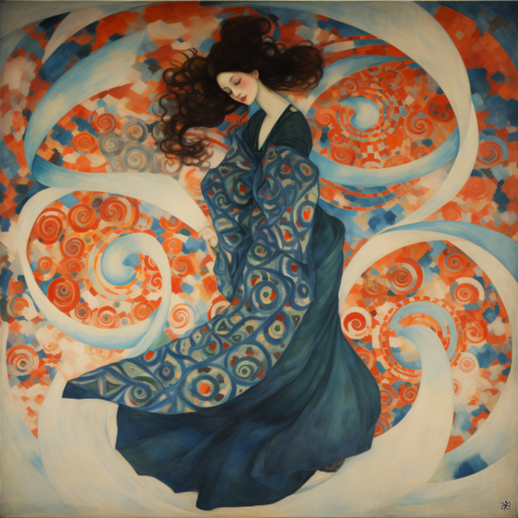 woman floating #7