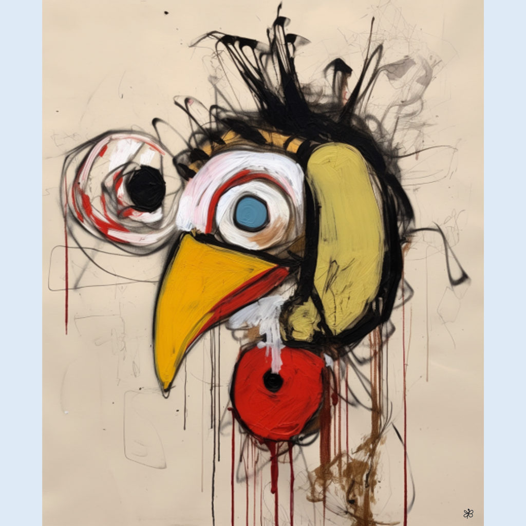 bird doodle #13