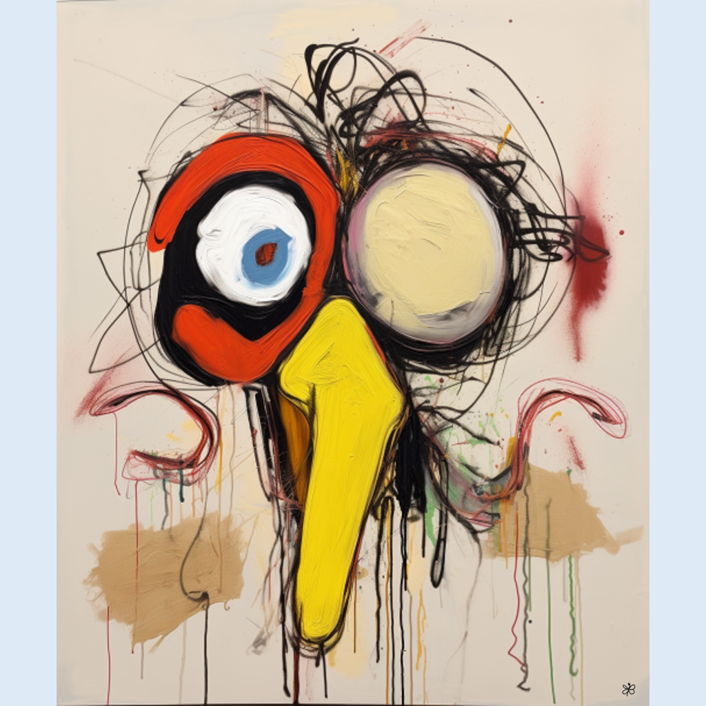 bird doodle #16