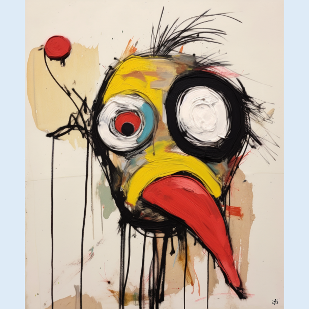 bird doodle #12