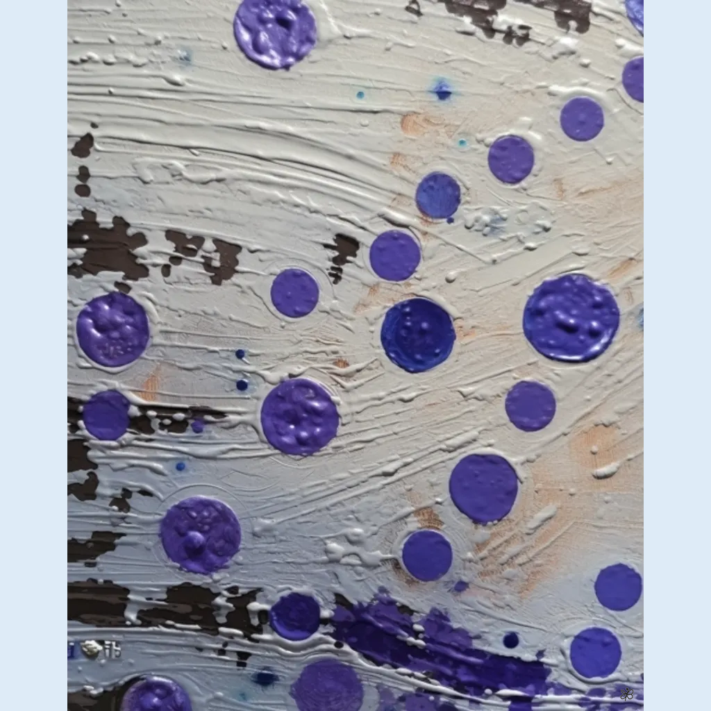 violet glass mirror #1