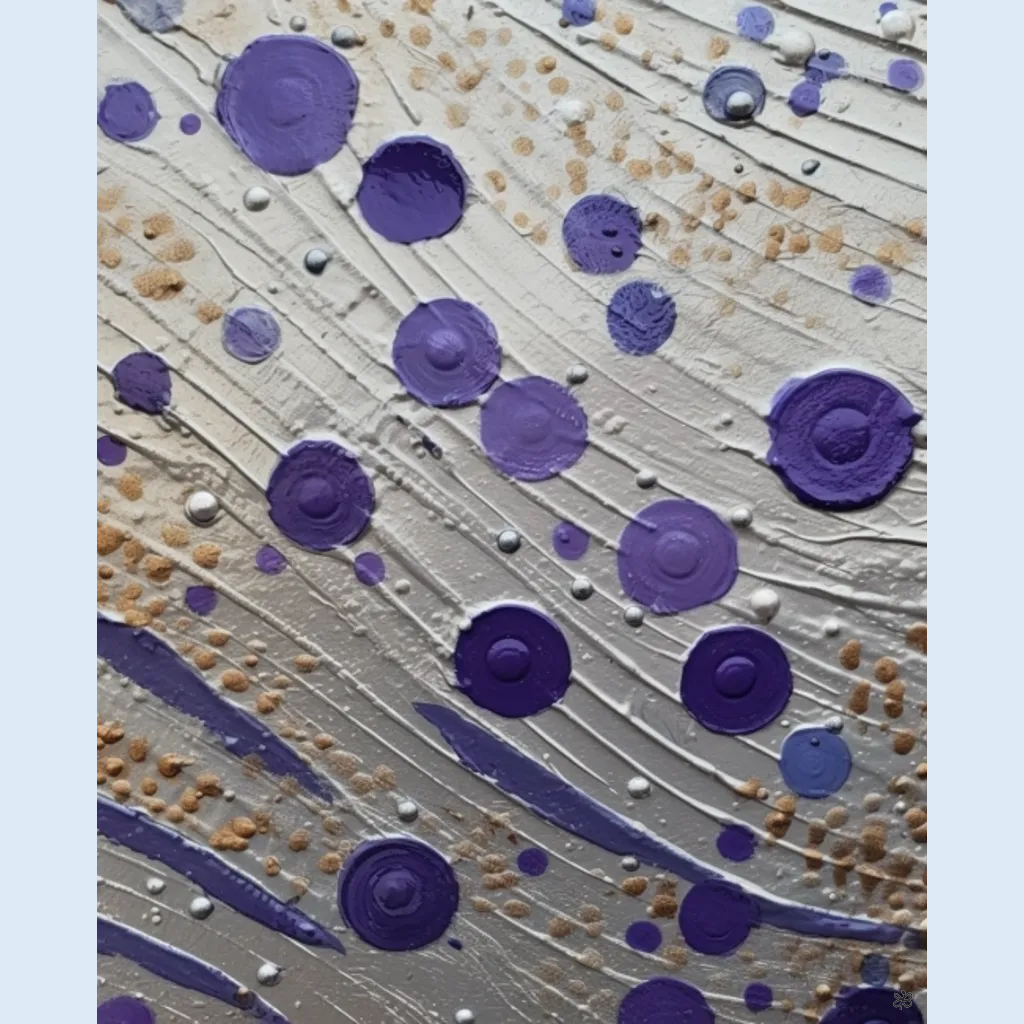 violet glass mirror #12