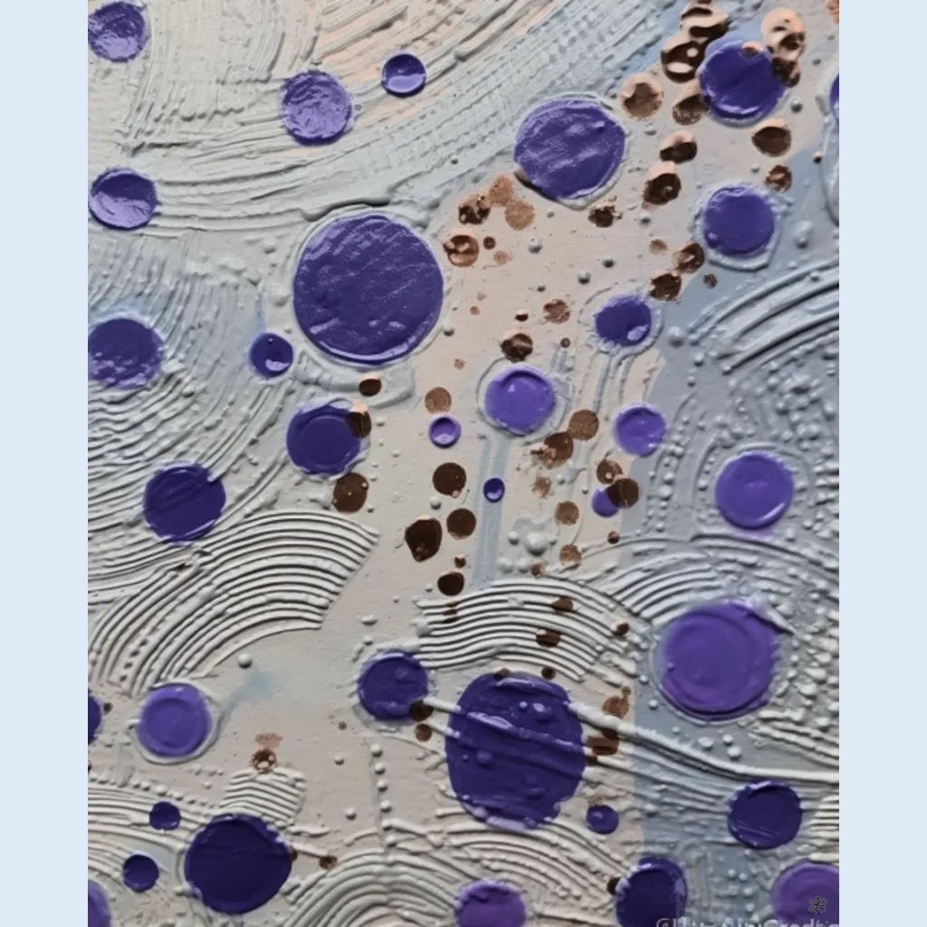 violet glass mirror #14