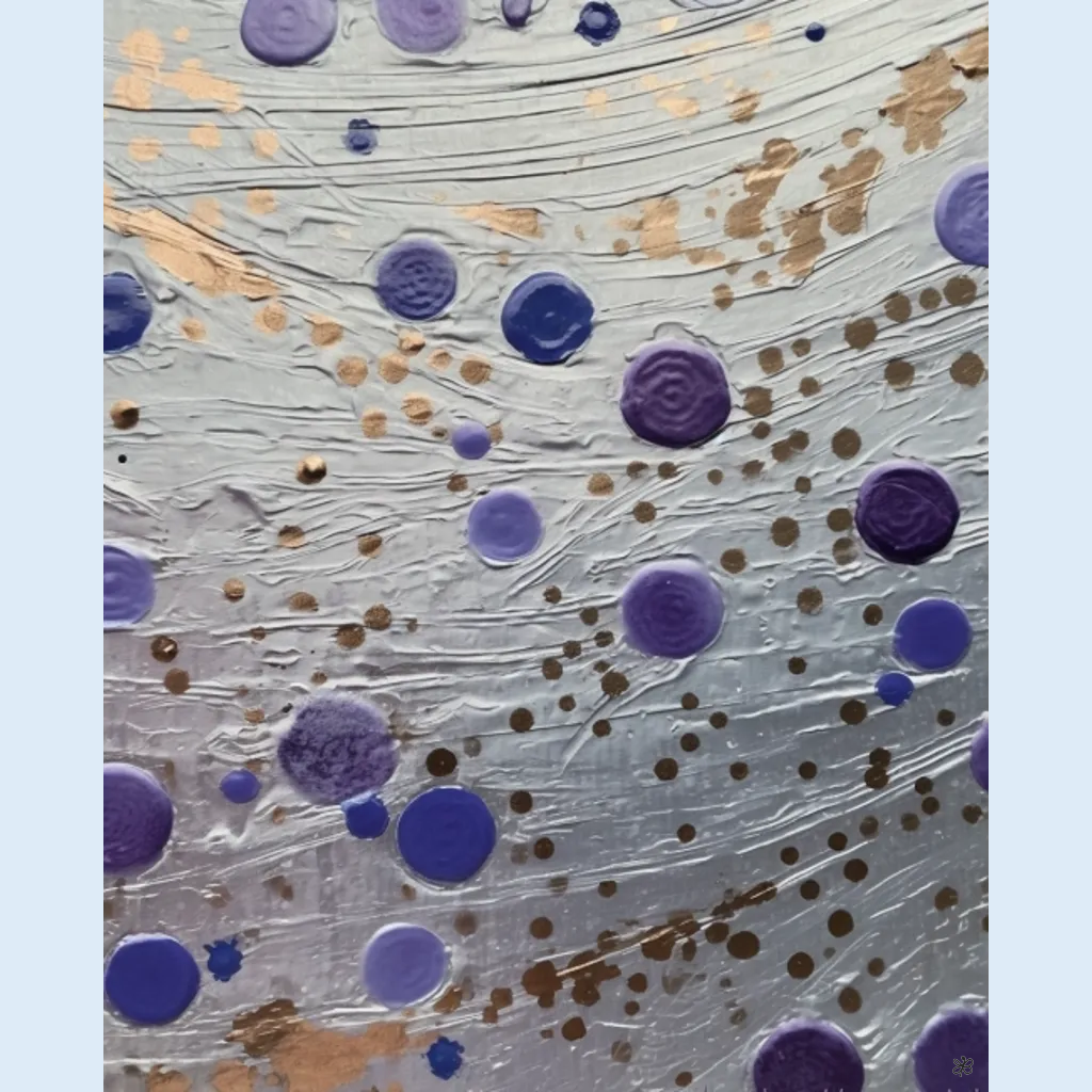 violet glass mirror #10