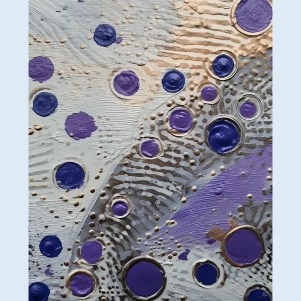 violet glass mirror #7