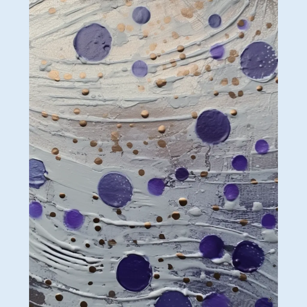 violet glass mirror #2