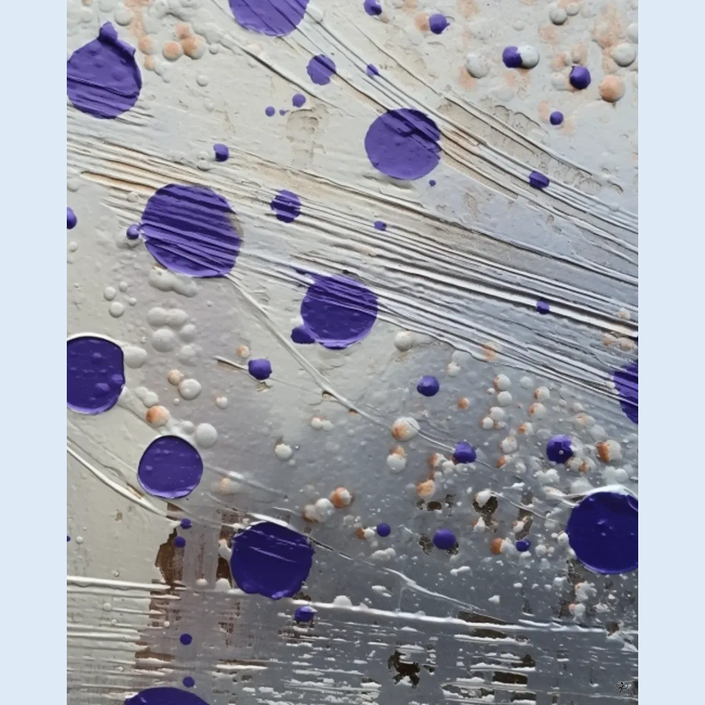violet glass mirror #6