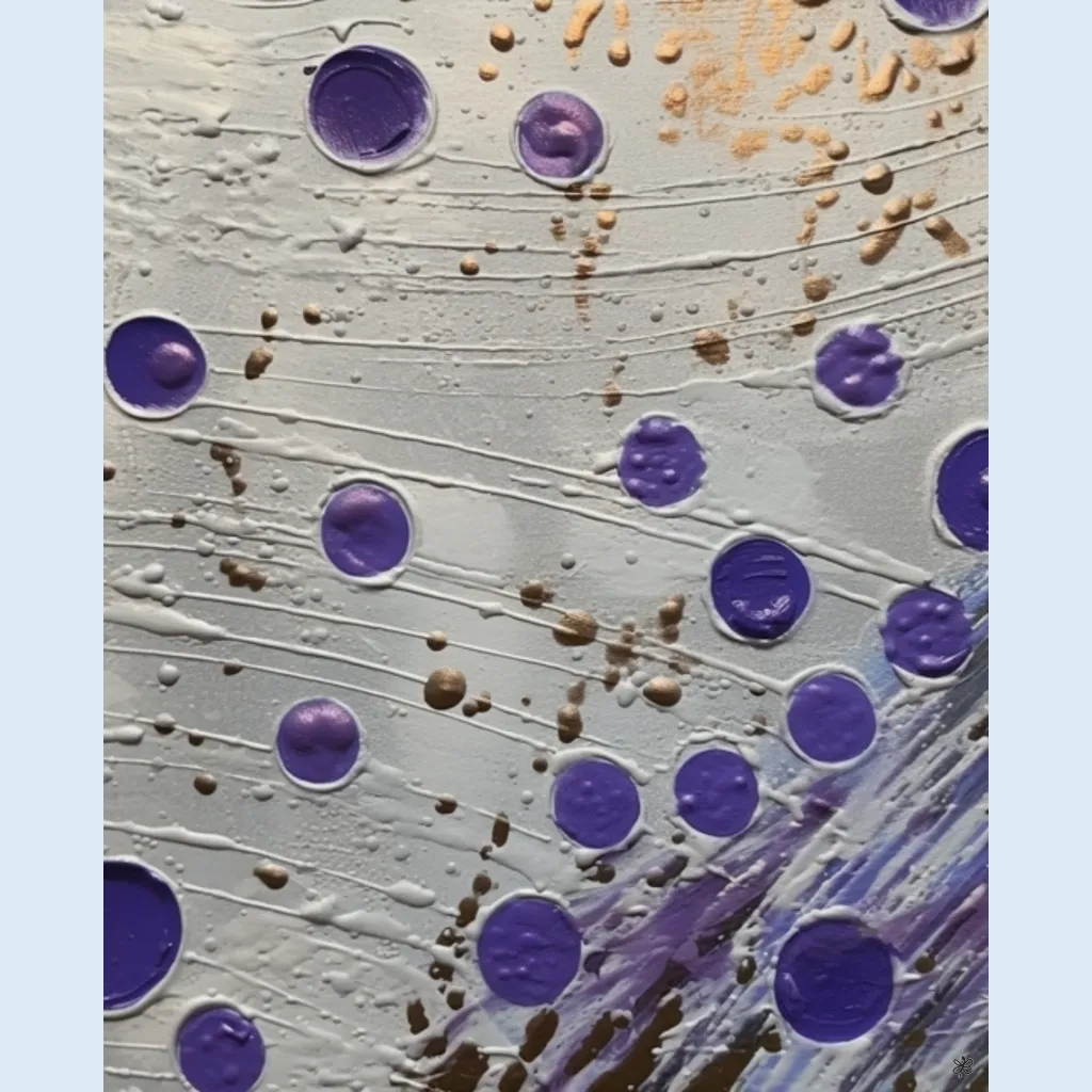 violet glass mirror #4