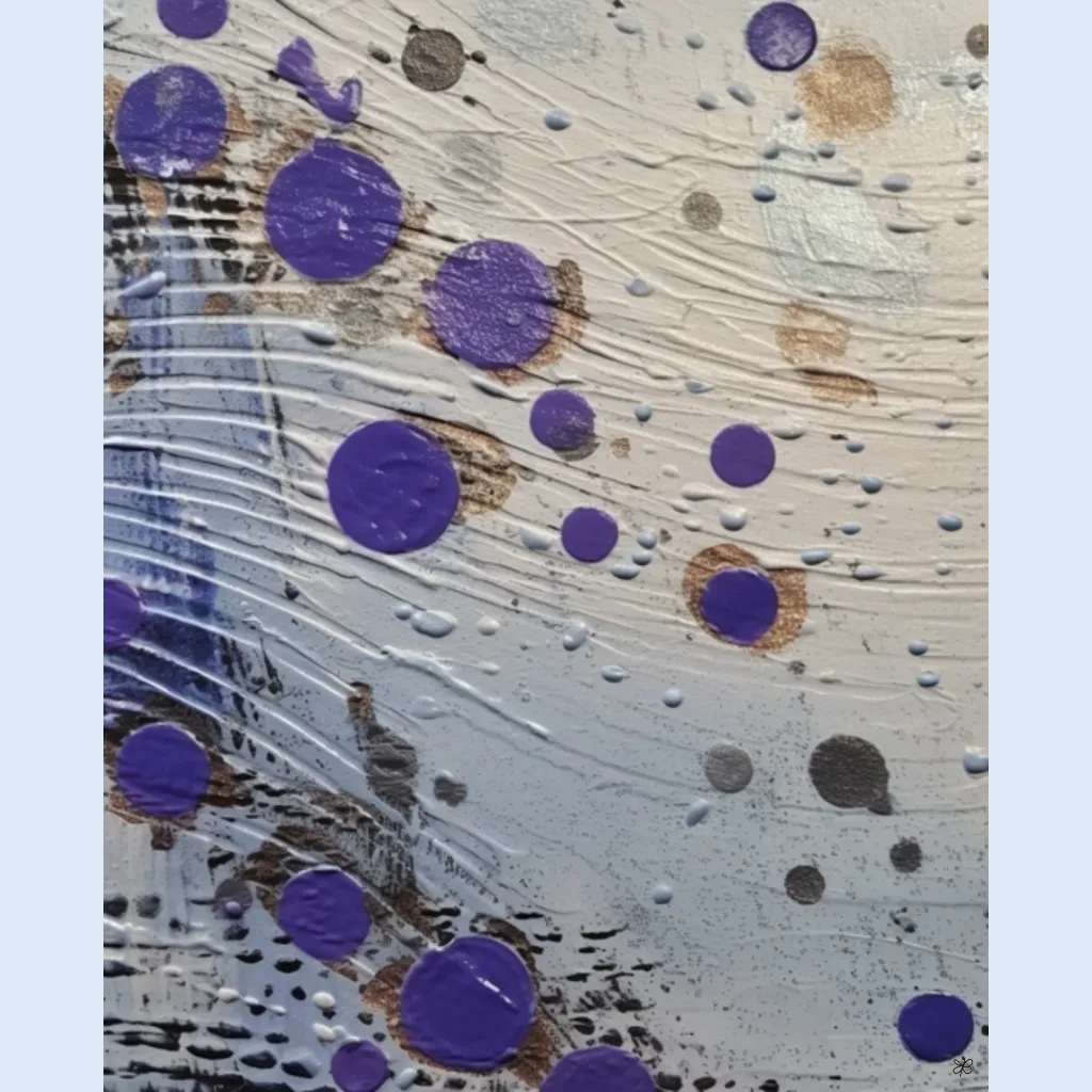 violet glass mirror #5