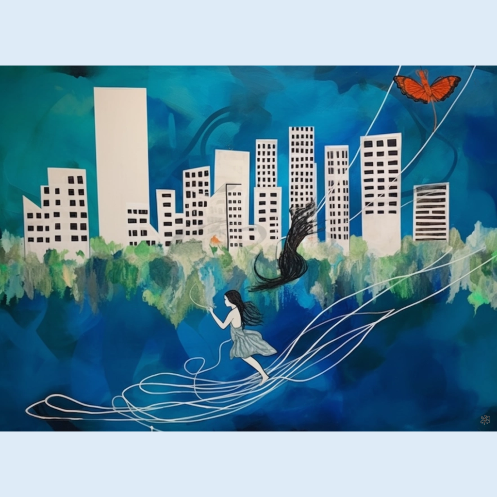 woman flying #19