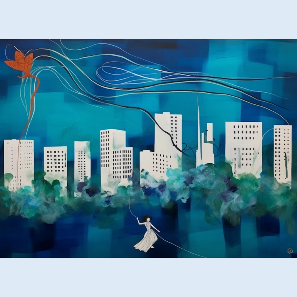 woman flying #17
