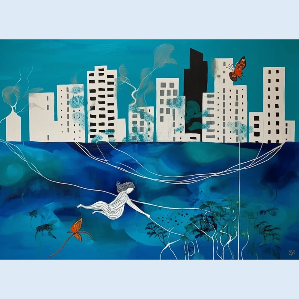 woman flying #5