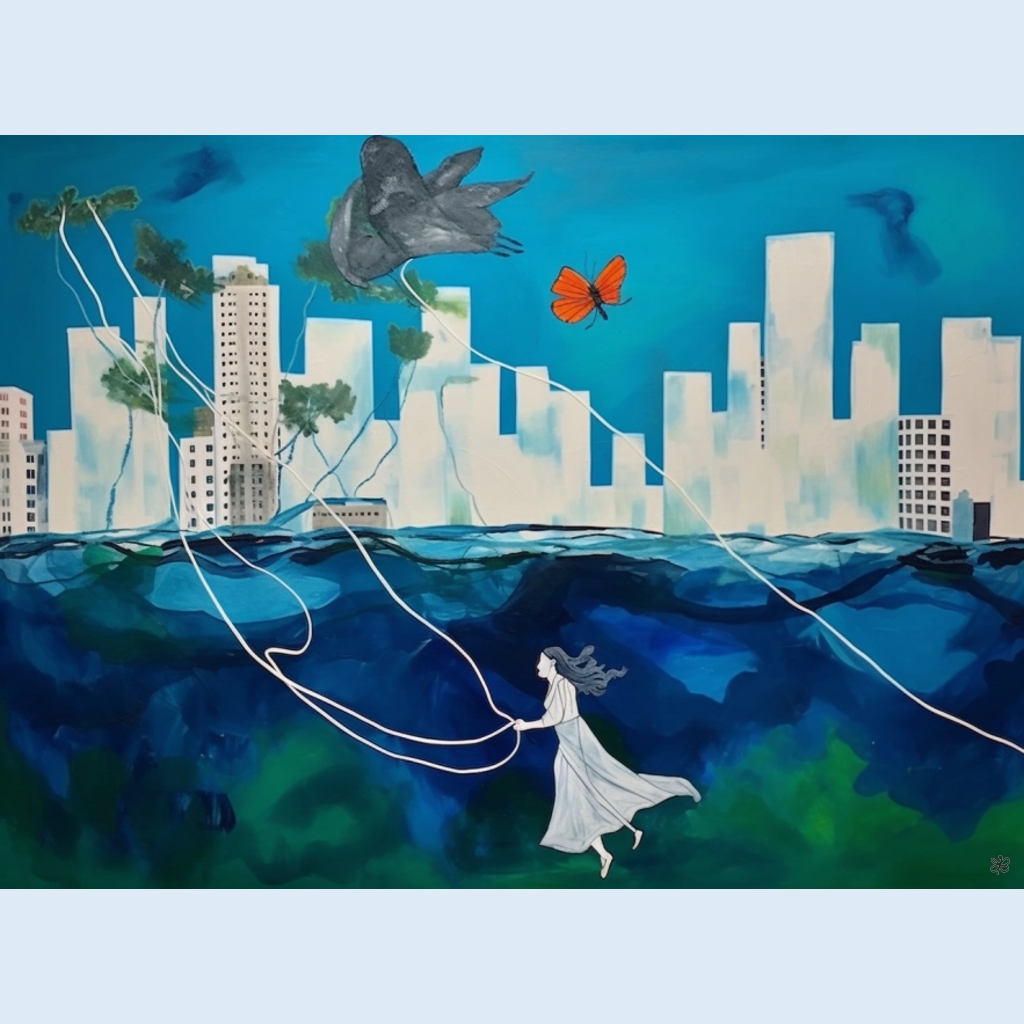 woman flying #6