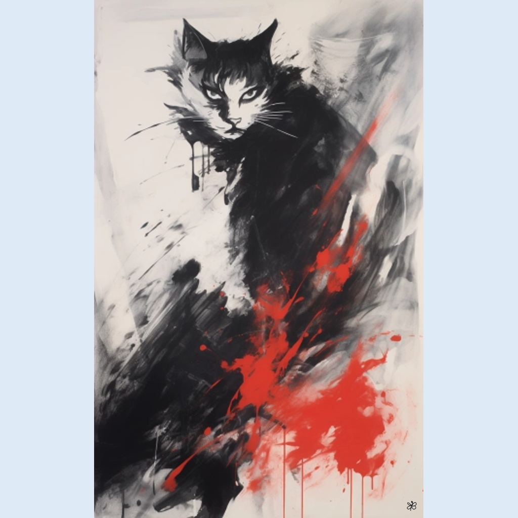 abstract cats #13