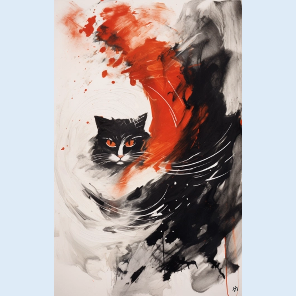abstract cats #5