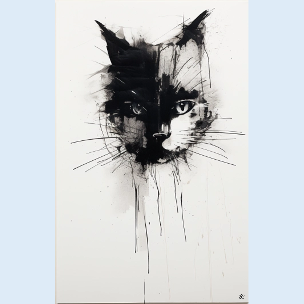 abstract cats #8