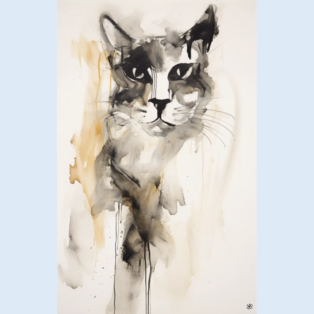 abstract cats #4