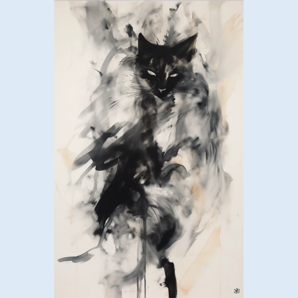 abstract cats #9